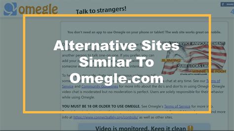 sites similar to omegle